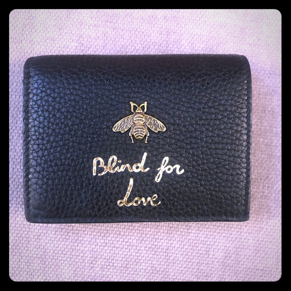 Gucci Animalier card case wallet